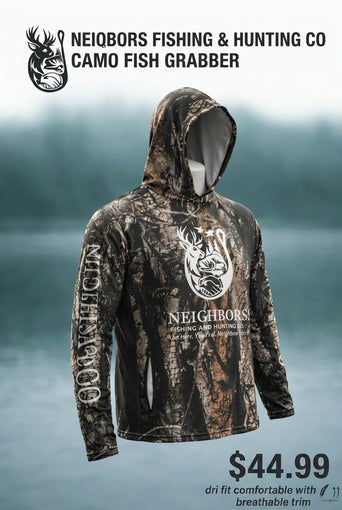 Grey Night Fish Grabber Shirt – Stylish Fishing T-Shirt